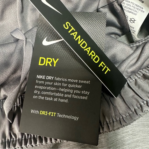 Nike Womens Dry Running Tempo‎ Athletic Shorts DB4487 067 Gray Size Small New - Picture 7 of 9